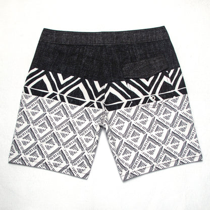 Men's Beach Shorts - In Stock | 4-Way Stretch Fabric, Digital Printing | Quick-Drying, Breathable, Water-Resistant & Sun-Protective | Cool Touch & Drape | Comfort-Focused