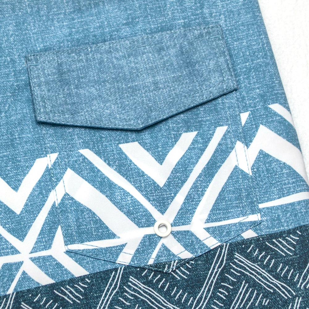 Men's Beach Shorts - In Stock | 4-Way Stretch Fabric, Digital Printing | Quick-Drying, Breathable, Water-Resistant & Sun-Protective | Cool Touch & Drape | Comfort-Focused
