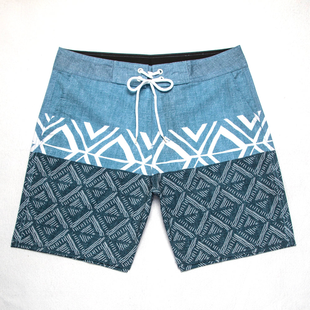 Men's Beach Shorts - In Stock | 4-Way Stretch Fabric, Digital Printing | Quick-Drying, Breathable, Water-Resistant & Sun-Protective | Cool Touch & Drape | Comfort-Focused