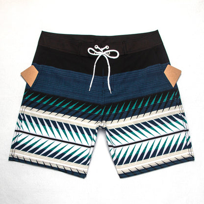 Men's Beach Shorts - In Stock | 4-Way Stretch Fabric, Digital Printing | Quick-Drying, Breathable, Water-Resistant & Sun-Protective | Cool Touch & Drape | Comfort-Focused