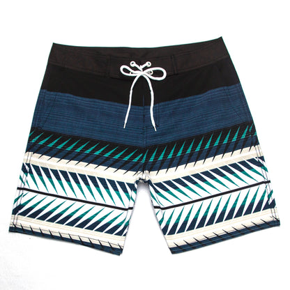 Men's Beach Shorts - In Stock | 4-Way Stretch Fabric, Digital Printing | Quick-Drying, Breathable, Water-Resistant & Sun-Protective | Cool Touch & Drape | Comfort-Focused