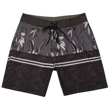Men's Beach Shorts - In Stock | 4-Way Stretch Fabric, Digital Printing | Quick-Drying, Breathable, Water-Resistant & Sun-Protective | Cool Touch & Drape | Comfort-Focused