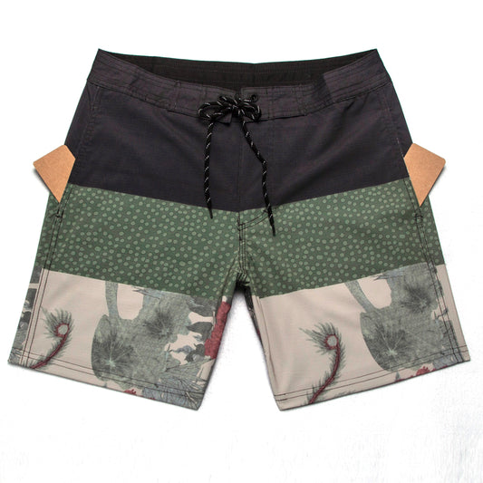 Men's Summer Beach Shorts - In Stock | 4-Way Stretch, Solid & Minimalist | Quick-Drying, Water-Resistant, Sun-Protective & Breathable | Customizable Logo | Athletic Style