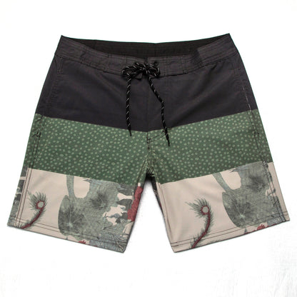 Men's Summer Beach Shorts - In Stock | 4-Way Stretch, Solid & Minimalist | Quick-Drying, Water-Resistant, Sun-Protective & Breathable | Customizable Logo | Athletic Style