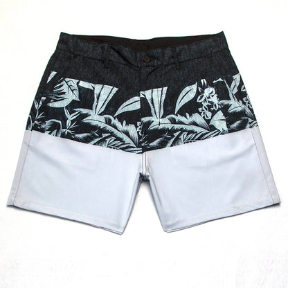 Men's Beach Shorts - In Stock | 4-Way Stretch Fabric, Digital Printing | Quick-Drying, Breathable, Water-Resistant & Sun-Protective | Cool Touch & Drape | Comfort-Focused