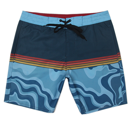 Men's Summer Beach Shorts - In Stock | 4-Way Stretch, Solid & Minimalist | Quick-Drying, Water-Resistant, Sun-Protective & Breathable | Customizable Logo | Athletic Style