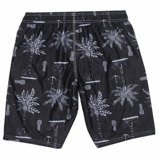 Men's Beach Shorts - In Stock | 4-Way Stretch Fabric, Digital Printing | Quick-Drying, Breathable, Water-Resistant & Sun-Protective | Cool Touch & Drape | Comfort-Focused