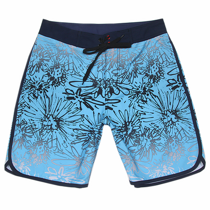 Men's Beach Shorts - In Stock | 4-Way Stretch Fabric, Digital Printing | Quick-Drying, Breathable, Water-Resistant & Sun-Protective | Cool Touch & Drape | Comfort-Focused