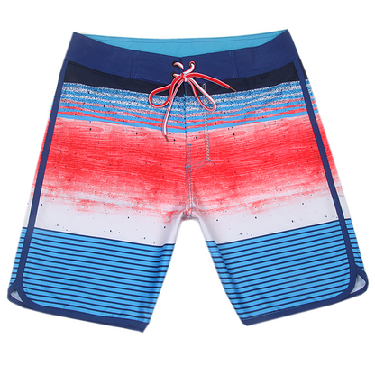 Men's Beach Shorts - In Stock | 4-Way Stretch Fabric, Digital Printing | Quick-Drying, Breathable, Water-Resistant & Sun-Protective | Cool Touch & Drape | Comfort-Focused