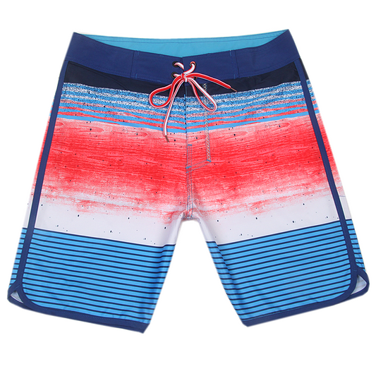 Men's Beach Shorts - In Stock | 4-Way Stretch Fabric, Digital Printing | Quick-Drying, Breathable, Water-Resistant & Sun-Protective | Cool Touch & Drape | Comfort-Focused