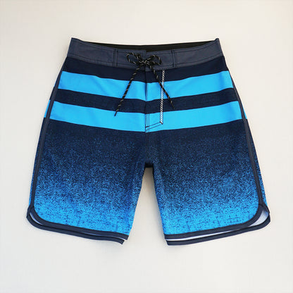 Men's Beach Shorts - In Stock | 4-Way Stretch Fabric, Digital Printing | Quick-Drying, Breathable, Water-Resistant & Sun-Protective | Cool Touch & Drape | Comfort-Focused