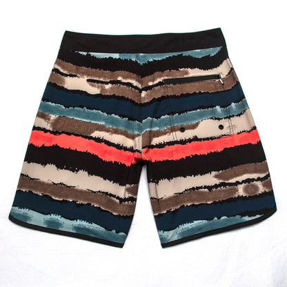 Men's Beach Shorts - In Stock | 4-Way Stretch Fabric, Digital Printing | Quick-Drying, Breathable, Water-Resistant & Sun-Protective | Cool Touch & Drape | Comfort-Focused