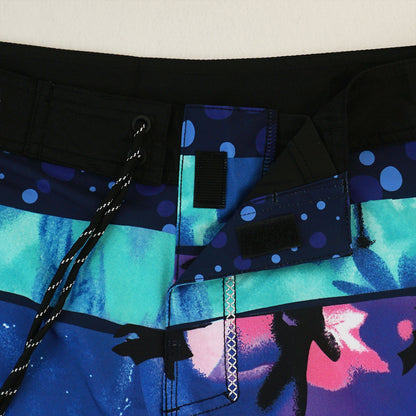 Men's Beach Shorts - In Stock | 4-Way Stretch Fabric, Digital Printing | Quick-Drying, Breathable, Water-Resistant & Sun-Protective | Cool Touch & Drape | Comfort-Focused
