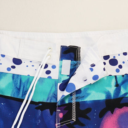 Men's Beach Shorts - In Stock | 4-Way Stretch Fabric, Digital Printing | Quick-Drying, Breathable, Water-Resistant & Sun-Protective | Cool Touch & Drape | Comfort-Focused
