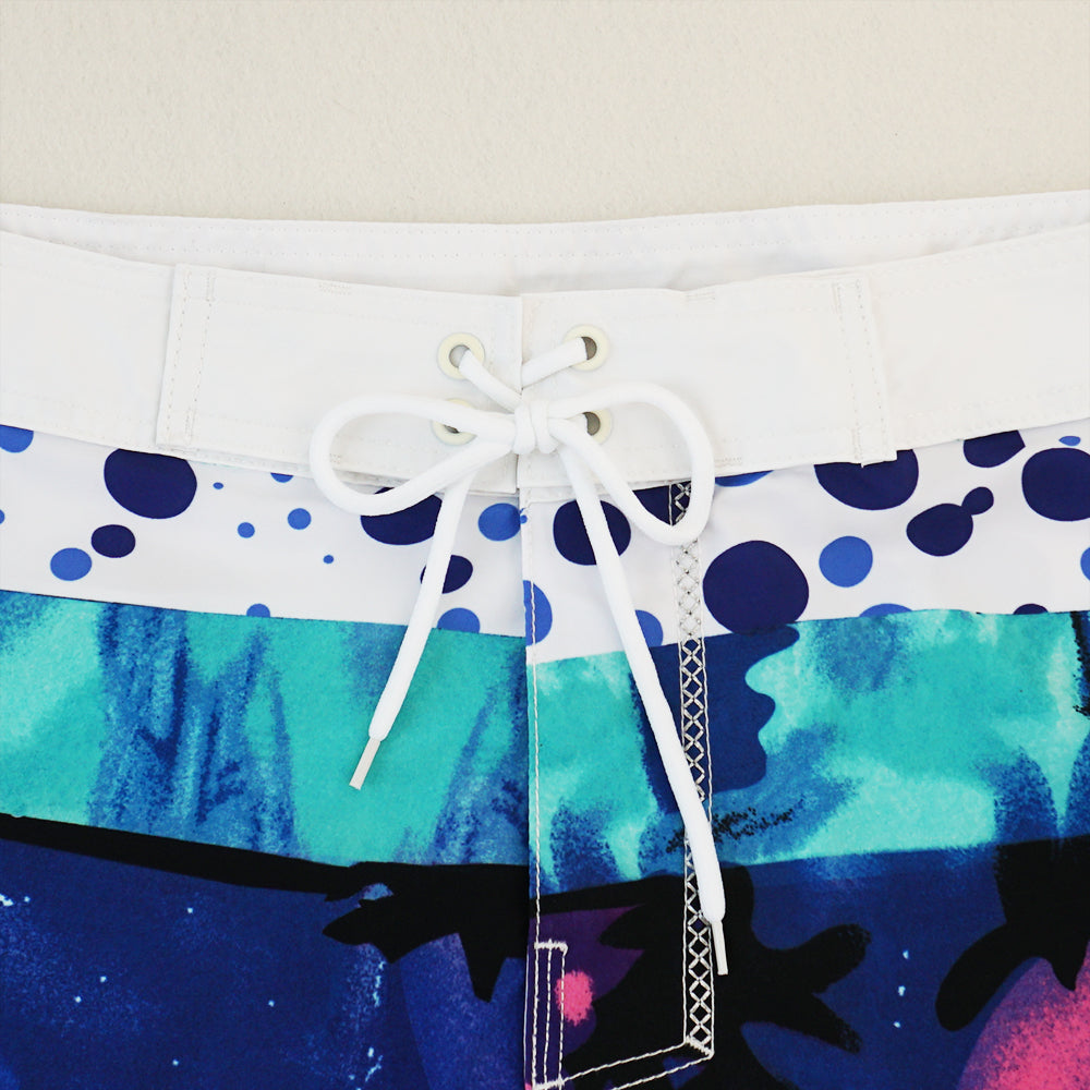 Men's Beach Shorts - In Stock | 4-Way Stretch Fabric, Digital Printing | Quick-Drying, Breathable, Water-Resistant & Sun-Protective | Cool Touch & Drape | Comfort-Focused