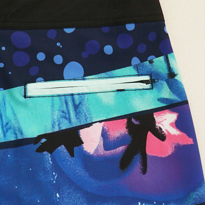 Men's Beach Shorts - In Stock | 4-Way Stretch Fabric, Digital Printing | Quick-Drying, Breathable, Water-Resistant & Sun-Protective | Cool Touch & Drape | Comfort-Focused