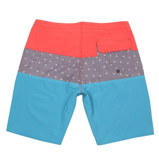 Men's Summer Beach Shorts - In Stock | 4-Way Stretch, Solid & Minimalist | Quick-Drying, Water-Resistant, Sun-Protective & Breathable | Customizable Logo | Athletic Style