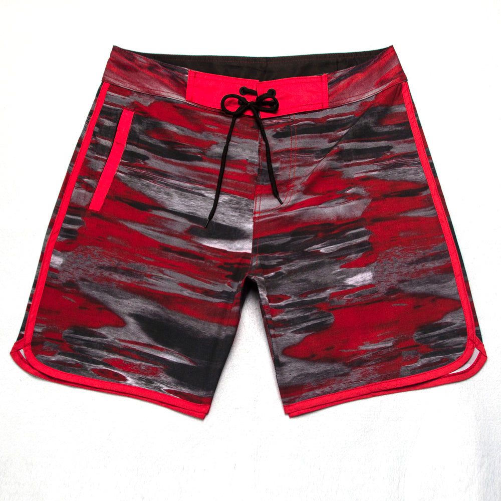 Men's Summer Beach Shorts - In Stock | 4-Way Stretch, Solid & Minimalist | Quick-Drying, Water-Resistant, Sun-Protective & Breathable | Customizable Logo | Athletic Style