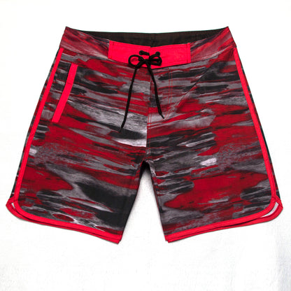 Men's Summer Beach Shorts - In Stock | 4-Way Stretch, Solid & Minimalist | Quick-Drying, Water-Resistant, Sun-Protective & Breathable | Customizable Logo | Athletic Style