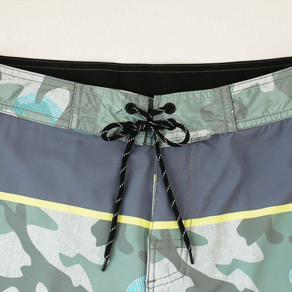 Men's Beach Shorts - In Stock | 4-Way Stretch Fabric, Digital Printing | Quick-Drying, Breathable, Water-Resistant & Sun-Protective | Cool Touch & Drape | Comfort-Focused