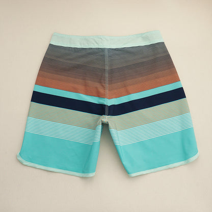 Men's Beach Shorts - In Stock | 4-Way Stretch Fabric, Digital Printing | Quick-Drying, Breathable, Water-Resistant & Sun-Protective | Cool Touch & Drape | Comfort-Focused