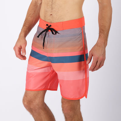 Men's Beach Shorts - In Stock | 4-Way Stretch Fabric, Digital Printing | Quick-Drying, Breathable, Water-Resistant & Sun-Protective | Cool Touch & Drape | Comfort-Focused