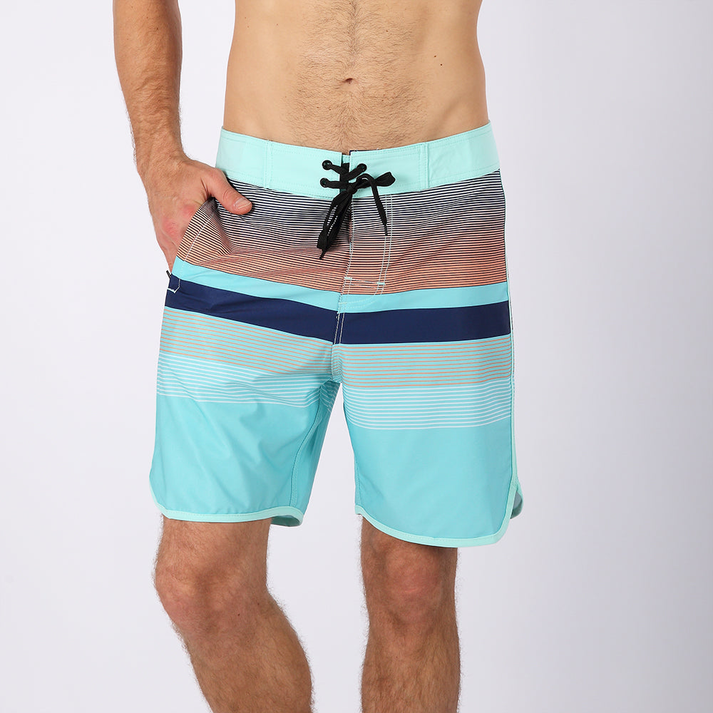 Men's Beach Shorts - In Stock | 4-Way Stretch Fabric, Digital Printing | Quick-Drying, Breathable, Water-Resistant & Sun-Protective | Cool Touch & Drape | Comfort-Focused