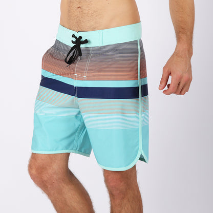 Men's Beach Shorts - In Stock | 4-Way Stretch Fabric, Digital Printing | Quick-Drying, Breathable, Water-Resistant & Sun-Protective | Cool Touch & Drape | Comfort-Focused