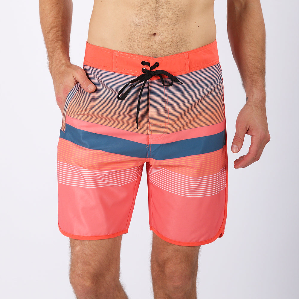 Men's Beach Shorts - In Stock | 4-Way Stretch Fabric, Digital Printing | Quick-Drying, Breathable, Water-Resistant & Sun-Protective | Cool Touch & Drape | Comfort-Focused