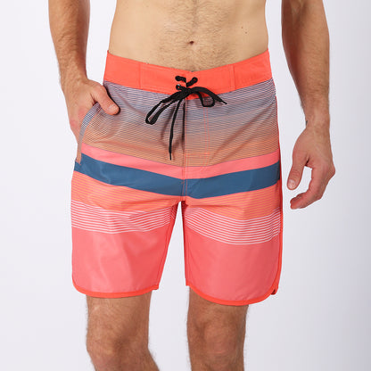 Men's Beach Shorts - In Stock | 4-Way Stretch Fabric, Digital Printing | Quick-Drying, Breathable, Water-Resistant & Sun-Protective | Cool Touch & Drape | Comfort-Focused