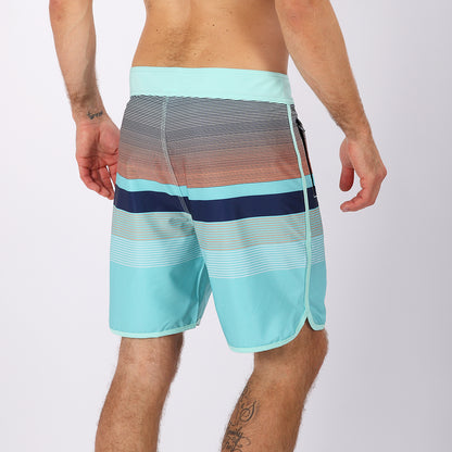Men's Beach Shorts - In Stock | 4-Way Stretch Fabric, Digital Printing | Quick-Drying, Breathable, Water-Resistant & Sun-Protective | Cool Touch & Drape | Comfort-Focused