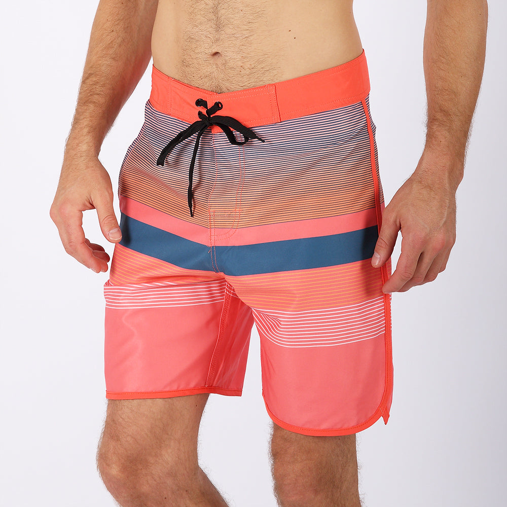 Men's Beach Shorts - In Stock | 4-Way Stretch Fabric, Digital Printing | Quick-Drying, Breathable, Water-Resistant & Sun-Protective | Cool Touch & Drape | Comfort-Focused