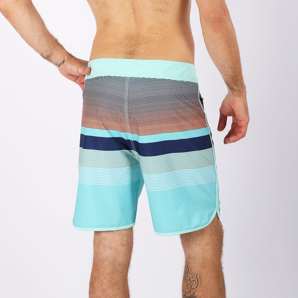 Men's Beach Shorts - In Stock | 4-Way Stretch Fabric, Digital Printing | Quick-Drying, Breathable, Water-Resistant & Sun-Protective | Cool Touch & Drape | Comfort-Focused
