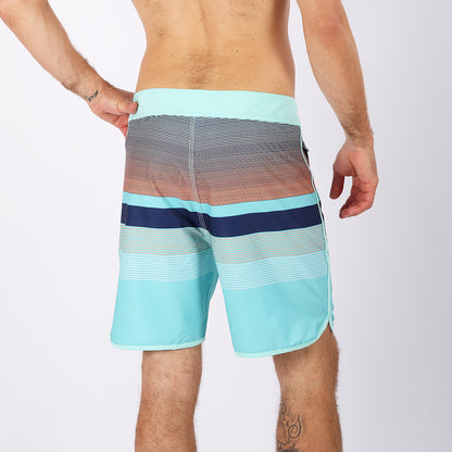 Men's Beach Shorts - In Stock | 4-Way Stretch Fabric, Digital Printing | Quick-Drying, Breathable, Water-Resistant & Sun-Protective | Cool Touch & Drape | Comfort-Focused