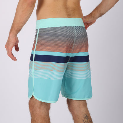 Men's Beach Shorts - In Stock | 4-Way Stretch Fabric, Digital Printing | Quick-Drying, Breathable, Water-Resistant & Sun-Protective | Cool Touch & Drape | Comfort-Focused
