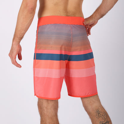 Men's Beach Shorts - In Stock | 4-Way Stretch Fabric, Digital Printing | Quick-Drying, Breathable, Water-Resistant & Sun-Protective | Cool Touch & Drape | Comfort-Focused
