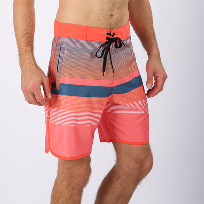 Men's Beach Shorts - In Stock | 4-Way Stretch Fabric, Digital Printing | Quick-Drying, Breathable, Water-Resistant & Sun-Protective | Cool Touch & Drape | Comfort-Focused