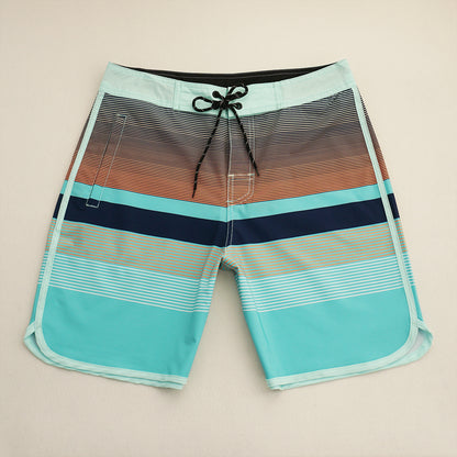 Men's Beach Shorts - In Stock | 4-Way Stretch Fabric, Digital Printing | Quick-Drying, Breathable, Water-Resistant & Sun-Protective | Cool Touch & Drape | Comfort-Focused