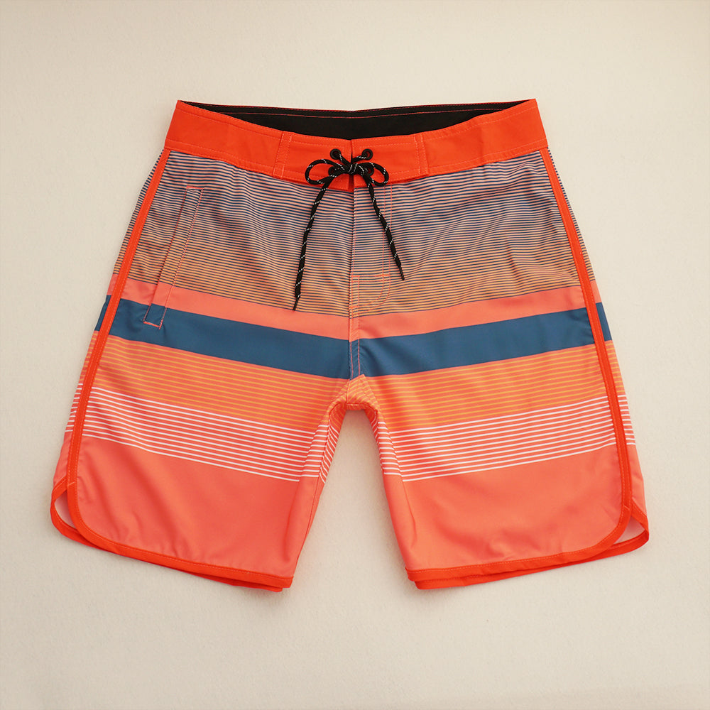 Men's Beach Shorts - In Stock | 4-Way Stretch Fabric, Digital Printing | Quick-Drying, Breathable, Water-Resistant & Sun-Protective | Cool Touch & Drape | Comfort-Focused