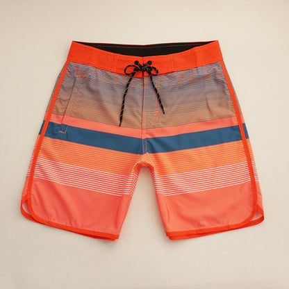 Men's Beach Shorts - In Stock | 4-Way Stretch Fabric, Digital Printing | Quick-Drying, Breathable, Water-Resistant & Sun-Protective | Cool Touch & Drape | Comfort-Focused