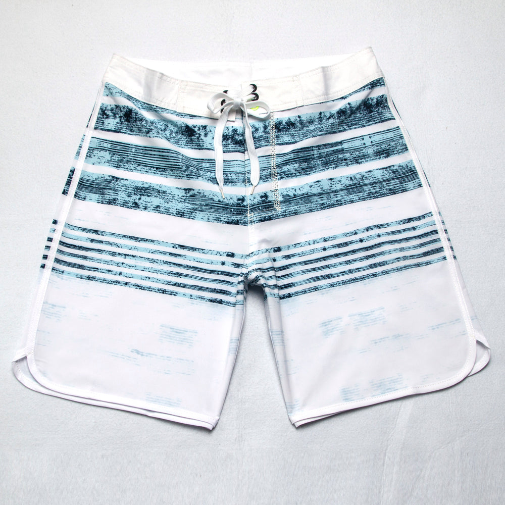 Men's Summer Beach Shorts - In Stock | 4-Way Stretch, Solid & Minimalist | Quick-Drying, Water-Resistant, Sun-Protective & Breathable | Customizable Logo | Athletic Style