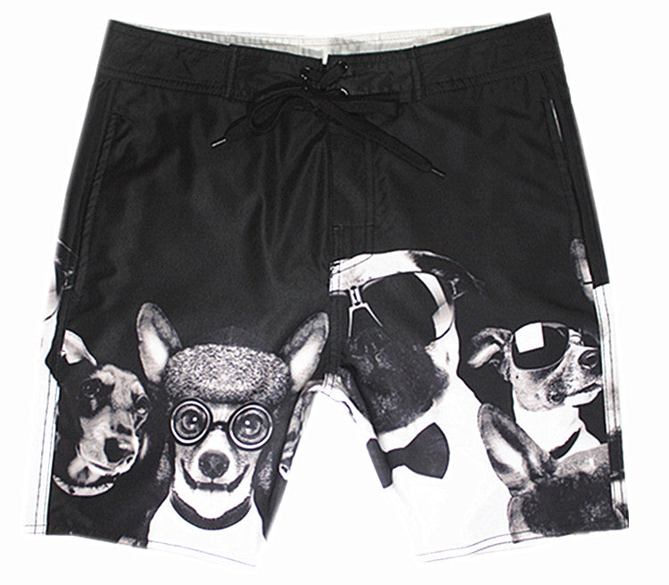 Men's Beach Shorts - In Stock | 4-Way Stretch Fabric, Digital Printing | Quick-Drying, Breathable, Water-Resistant & Sun-Protective | Cool Touch & Drape | Comfort-Focused