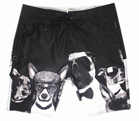 Men's Beach Shorts - In Stock | 4-Way Stretch Fabric, Digital Printing | Quick-Drying, Breathable, Water-Resistant & Sun-Protective | Cool Touch & Drape | Comfort-Focused