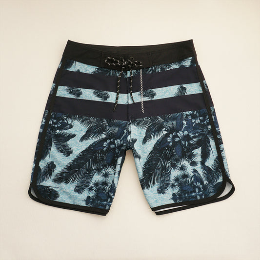 Men's Beach Shorts - In Stock | 4-Way Stretch Fabric, Digital Printing | Quick-Drying, Breathable, Water-Resistant & Sun-Protective | Cool Touch & Drape | Comfort-Focused