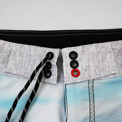 Men's Beach Shorts - In Stock | 4-Way Stretch Fabric, Digital Printing | Quick-Drying, Breathable, Water-Resistant & Sun-Protective | Cool Touch & Drape | Comfort-Focused