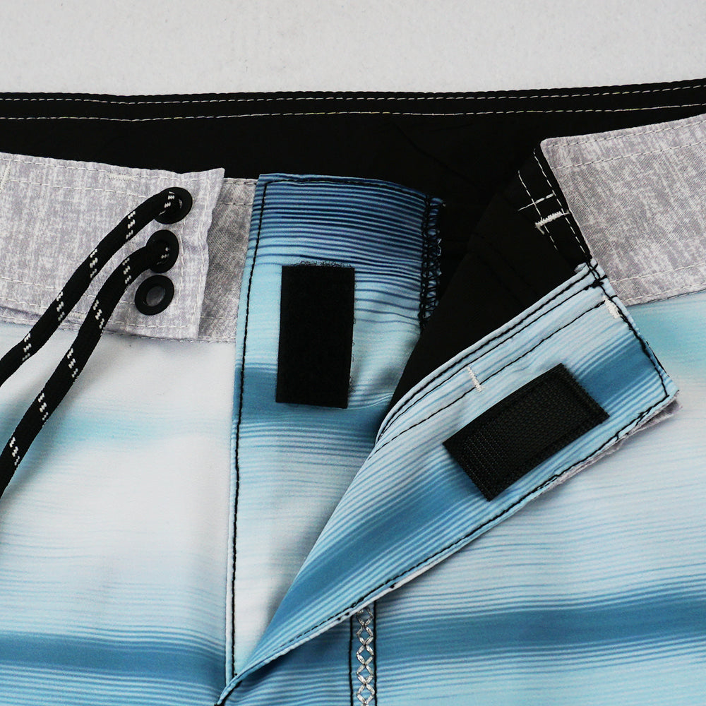 Men's Beach Shorts - In Stock | 4-Way Stretch Fabric, Digital Printing | Quick-Drying, Breathable, Water-Resistant & Sun-Protective | Cool Touch & Drape | Comfort-Focused