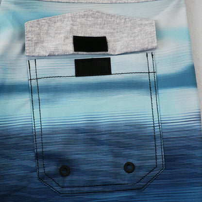 Men's Beach Shorts - In Stock | 4-Way Stretch Fabric, Digital Printing | Quick-Drying, Breathable, Water-Resistant & Sun-Protective | Cool Touch & Drape | Comfort-Focused
