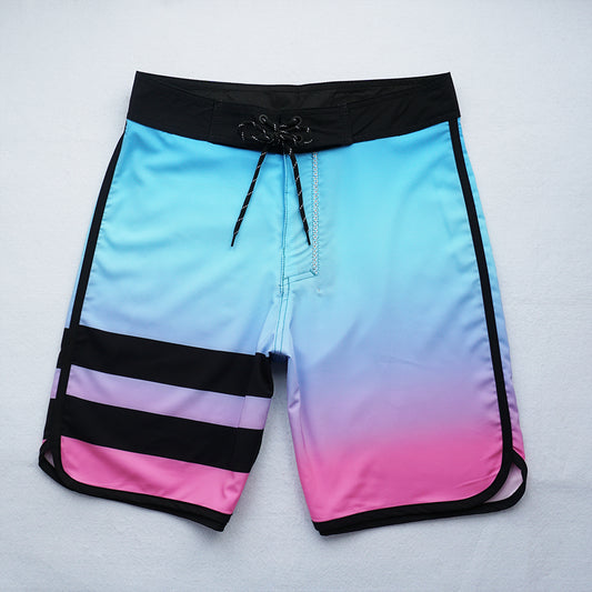 Men's Beach Shorts - In Stock | 4-Way Stretch Fabric, Digital Printing | Quick-Drying, Breathable, Water-Resistant & Sun-Protective | Cool Touch & Drape | Comfort-Focused