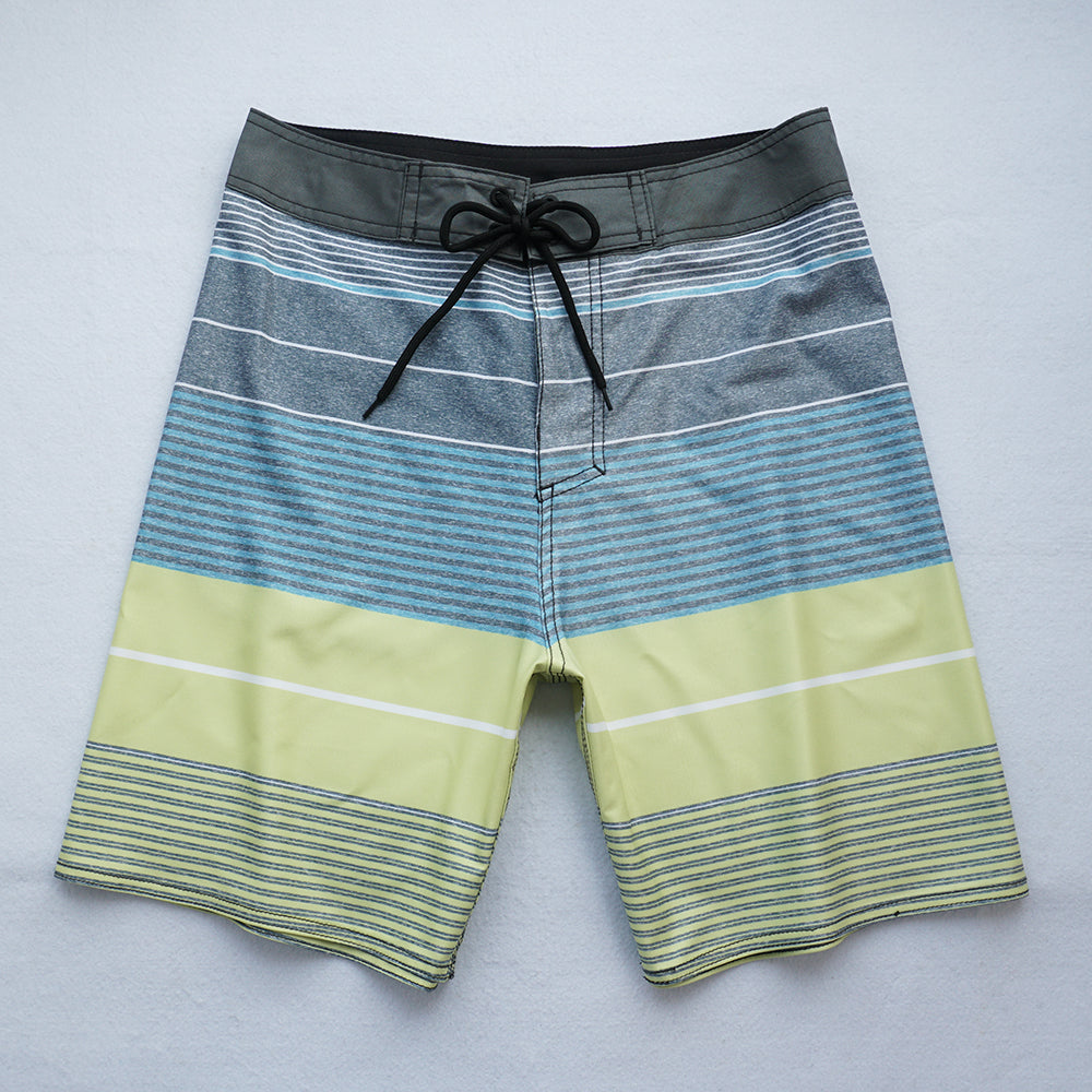 Men's Beach Shorts - In Stock | 4-Way Stretch Fabric, Digital Printing | Quick-Drying, Breathable, Water-Resistant & Sun-Protective | Cool Touch & Drape | Comfort-Focused