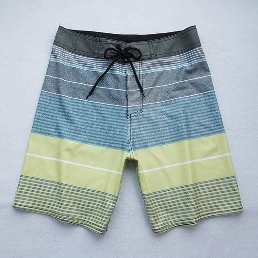 Men's Beach Shorts - In Stock | 4-Way Stretch Fabric, Digital Printing | Quick-Drying, Breathable, Water-Resistant & Sun-Protective | Cool Touch & Drape | Comfort-Focused